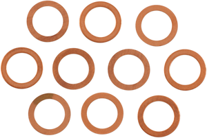 Eastern Motorcycle Parts - Copper Crush Washers - Copper Crush Washers for Wheel Cylinder Bolt - A-41744-58
