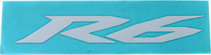 Factory Effex - R6 Decal - White - 12" - 12" Die-Cut Stickers - 17-94218 Factory Effex - R6 Decal - White - 12" - 12" Die-Cut Stickers - 17-94218