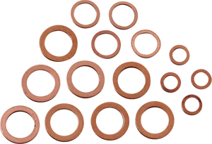 Bolt - Drain Plug Washer Kit - Copper Drain Plug Washer Set - DPW.KTM