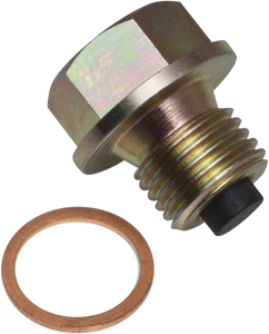Big Bike Parts - Magnetic Oil Drain Plug - Magnetic Drain Plug - 5-301