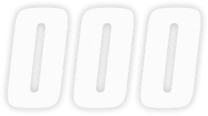 Factory Effex - FX Factory Number 0 - White - 7" - Number Stickers - 08-90090