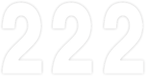 Factory Effex - Pro Number 2 - White - 8" - Pro Numbers - 26330