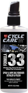 Cycle Care Formulas - Formula 33 Detailer & Bug Remover - 4 U.S. fl oz. - Formula 33 Spray & Wipe, Bug Remover, Detailer, & Polish - 33004 Cycle Care Formulas - Formula 33 Detailer & Bug Remover - 4 U.S. fl oz. - Formula 33 Spray & Wipe, Bug Remover, Detailer, & Polish - 33004
