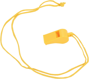 Atlantis - Whistle - Corded - Yellow - Whistle with Cord - A2712 Atlantis - Whistle - Corded - Yellow - Whistle with Cord - A2712