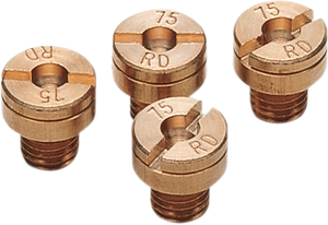 Ebc - Mikuni-Style Carburetor Jet - 4-Pack - A-Bax Precision Mikuni-Style Slot Head (SJ Prefix) Main Jet - SJ115-4