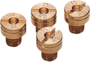 Ebc - Mikuni-Style Carburetor Jet - 4-Pack - A-Bax Precision Mikuni-Style Slot Head (SJ Prefix) Main Jet - SJ135-4