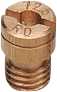 Ebc - Keihin-Style Carburetor Jet - 4-Pack - A-Bax Precision Keihin-Style Slot Head (KJ Prefix) Main Jet - KJ97.5-4