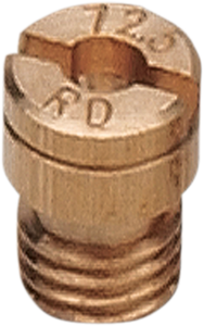 Ebc - Keihin-Style Carburetor Jet - 4-Pack - A-Bax Precision Keihin-Style Slot Head (KJ Prefix) Main Jet - KJ152.5-4