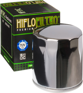 Hiflofiltro - Oil Filter - Chrome - Premium Oil Filter - HF174C