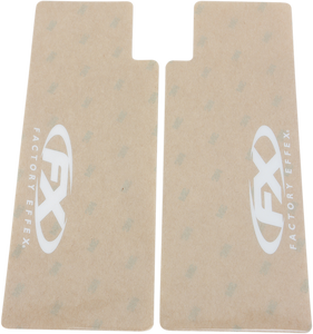 Factory Effex - Fork Shield - FX Clear/White - Fork Shields - 06-38010