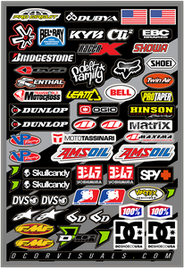 D'cor Visuals - Decal Sheet - Misc. Logo - Decal Sheet - 40-90-105 D'cor Visuals - Decal Sheet - Misc. Logo - Decal Sheet - 40-90-105