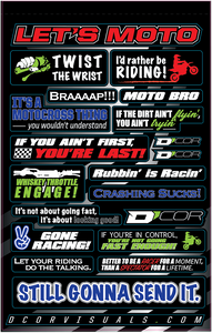 D'cor Visuals - Decal Sheet - MotoTalk - Decal Sheet - 40-90-114 D'cor Visuals - Decal Sheet - MotoTalk - Decal Sheet - 40-90-114