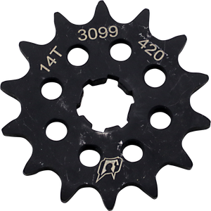 Driven Racing - Front Sprocket - Kawasaki - 14-Tooth - Lightweight Steel Sprocket - 3099-420-14T