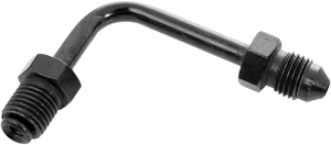 Goodridge - Tube Adapter - 90° - Short - Black - Brake Line Tube Adapter - 690-03ZBK