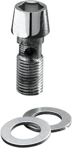 Gardner-westcott - Banjo Bolt - 3/8-24 - Tapered - Polished Chrome Tapered Socket-Head Banjo Bolt - P-80-110