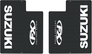 Factory Effex - Carbon Fiber Fork Shield - Suzuki - Full Wrap Carbon Fiber Fork Shields - 08-38406