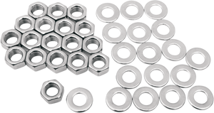 Colony - Nut Kit - Rocker Box - Big Twin - Chrome - Hex-Head Hardware Kit - 8608-36 Colony - Nut Kit - Rocker Box - Big Twin - Chrome - Hex-Head Hardware Kit - 8608-36