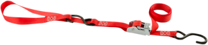 Erickson - Over-Center Buckle Strap - 1" x 6' - Red - 1" X 6' Tie-Downs with Over-Center Style Buckles - 5729 Erickson - Over-Center Buckle Strap - 1" x 6' - Red - 1" X 6' Tie-Downs with Over-Center Style Buckles - 5729