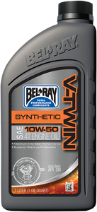Bel-ray - V-Twin Synthetic Oil - 10W50 -1L - V-Twin Synthetic 4-Stroke Engine Oil - 96915-BT1