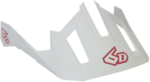 6d Helmets - ATB-2T Visor - Ascent - White - XS/S - ATB-2T Helmet Visor - 77-0124