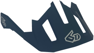 6d Helmets - ATB-2T Visor - Ascent - Slate Blue - XS/S - ATB-2T Helmet Visor - 77-0128