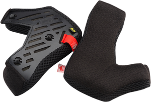 100% - Aircraft Cheek Pads - XS, L - Aircraft Helmet Cheek Pads - 89008-00003