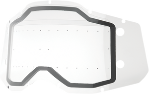 100% - Accuri 2/Racecraft 2/Strata 2 Forecast Dual Lens - With Bumps - Clear - Accuri 2/Racecraft 2/Strata 2 Forecast Goggle Dual Lens - 59101-00001 100% - Accuri 2/Racecraft 2/Strata 2 Forecast Dual Lens - With Bumps - Clear - Accuri 2/Racecraft 2/Strata 2 Forecast Goggle Dual Lens - 59101-00001