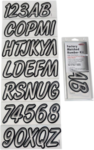 Hardline - I.D. Sticker Kit - 400 Series- Clear - Watercraft ID Kit - 400CLBLK Hardline - I.D. Sticker Kit - 400 Series- Clear - Watercraft ID Kit - 400CLBLK