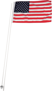 Atlantis - Flag Pole and Mount - With 12' X 19" Flag - U.S.A. - 5 Pack - Two-Piece ATV Flags - A90065 Atlantis - Flag Pole and Mount - With 12' X 19" Flag - U.S.A. - 5 Pack - Two-Piece ATV Flags - A90065