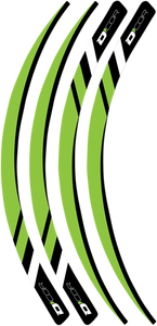 D'cor Visuals - Rim Decal - Green - Rim Decal - 40-80-217