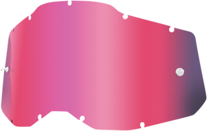 100% - Youth Accuri 2/Strata 2 Lens - Pink Mirror - Youth Accuri 2/Strata 2 Goggle Lens - 59107-00006