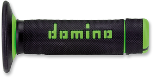 Domino - Grips - Dually - Half Waffle - Black/Green - Dually Grips - A02041C4440