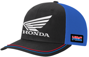 Honda Apparel - Youth Honda HRC Hat - Black/Royal Blue - Honda HRC Hat - NP21A-H2492