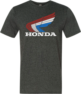 Honda Apparel - Honda Vintage Wing T-Shirt - Gray - Medium - Honda Vintage Wing T-Shirt - NP21S-M1821-M