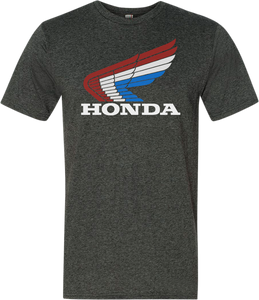 Honda Apparel - Honda Vintage Wing T-Shirt - Gray - XL - Honda Vintage Wing T-Shirt - NP21S-M1821-XL
