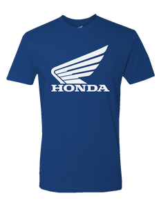 Honda Apparel - Honda Wing T-Shirt - Blue - Small - Honda Wing T-Shirt - NP21S-M3019-S