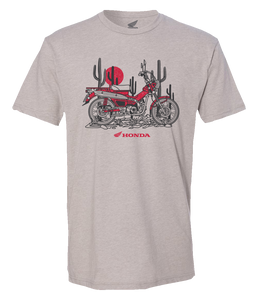 Honda Apparel - Honda Trail 125 T-Shirt - Gray - Large - Honda Trail 125 T-Shirt - NP21S-M2469-L