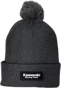 Factory Effex - Kawasaki Pom Beanie - Charcoal - Beanie  , Charcoal - 23-86102