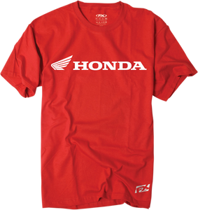 Factory Effex - Honda Horizontal T-Shirt - Red- 2XL - Honda Horizontal T-Shirt - 15-88336