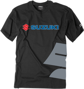 Factory Effex - Suzuki Big S T-Shirt - Black - Medium - Suzuki Big S T-Shirt - 15-88470