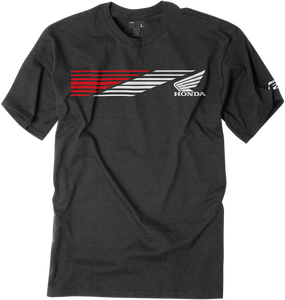 Factory Effex - Honda Speed T-Shirt - Heather Charcoal - 2XL - Honda Speed T-Shirt - 19-87308