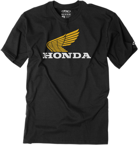 Factory Effex - Honda Classic T-Shirt - Heather Black - XL - Honda T-Shirt - 22-87316