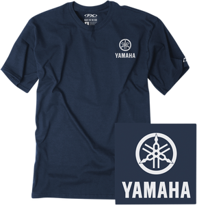 Factory Effex - Yamaha Icon T-Shirt - Navy - 2XL - Yamaha Icon T-Shirt - 24-87208