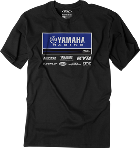 Factory Effex - Yamaha 21 Racewear T-Shirt - Black - Medium - 21 Racewear T-Shirt - 24-87222