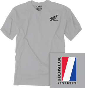 Factory Effex - Honda Motorsports T-Shirt - Gray - 2XL - Honda Motorsports T-Shirt - 25-87308