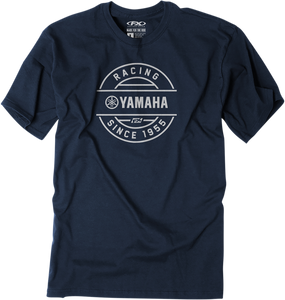 Factory Effex - Yamaha Crest T-Shirt - Navy - Large - Yamaha Crest T-Shirt - 25-87204