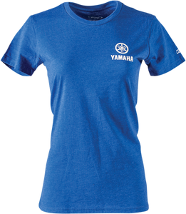 Factory Effex - Women's Yamaha Icon - Royal Blue - Small - Women's Yamaha Icon T-Shirt - 24-87210