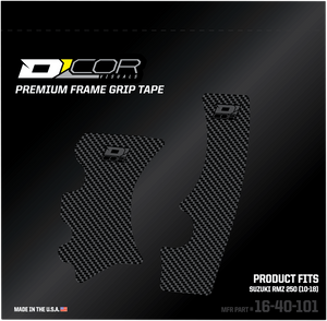 D'cor Visuals - Frame Grip Tape - Gray - Suzuki - Frame Grip Tape - 16-40-101