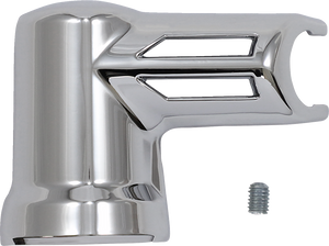 Ciro - Fuel Line Fitting Cover - Chrome - Fuel Fitting Cover - 73025
