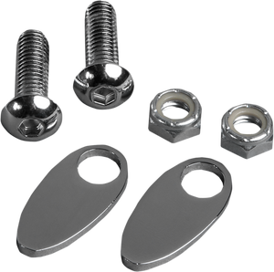 Cycle Visions - Rear Turn Signal Cover Plate - Chrome - Rear Turn Signal Cover Plates - CV-4813